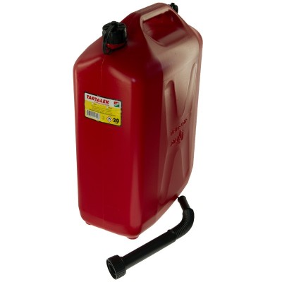 Üzemanyag kanna 20 L MŰANYAG Piros 1320g Never Stop