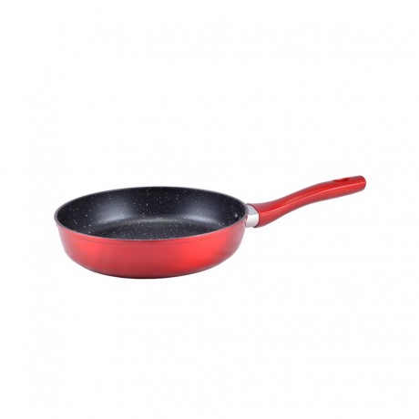 Serpenyő tapadásmentes bev. burgundi 20-28 cm