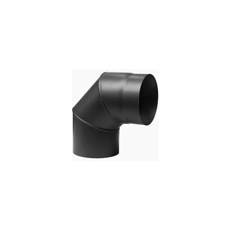Füstcső, kandallócső könyök 90° 132 mm