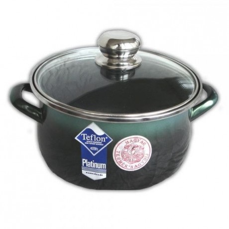 Platinium fazék+üvegtető 24 cm T/2